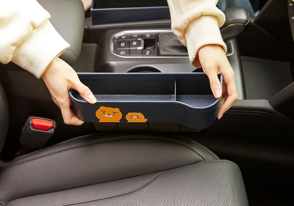 縮圖：Kakao Friends Ryan & 春植 Car Side Pocket 車用儲物架