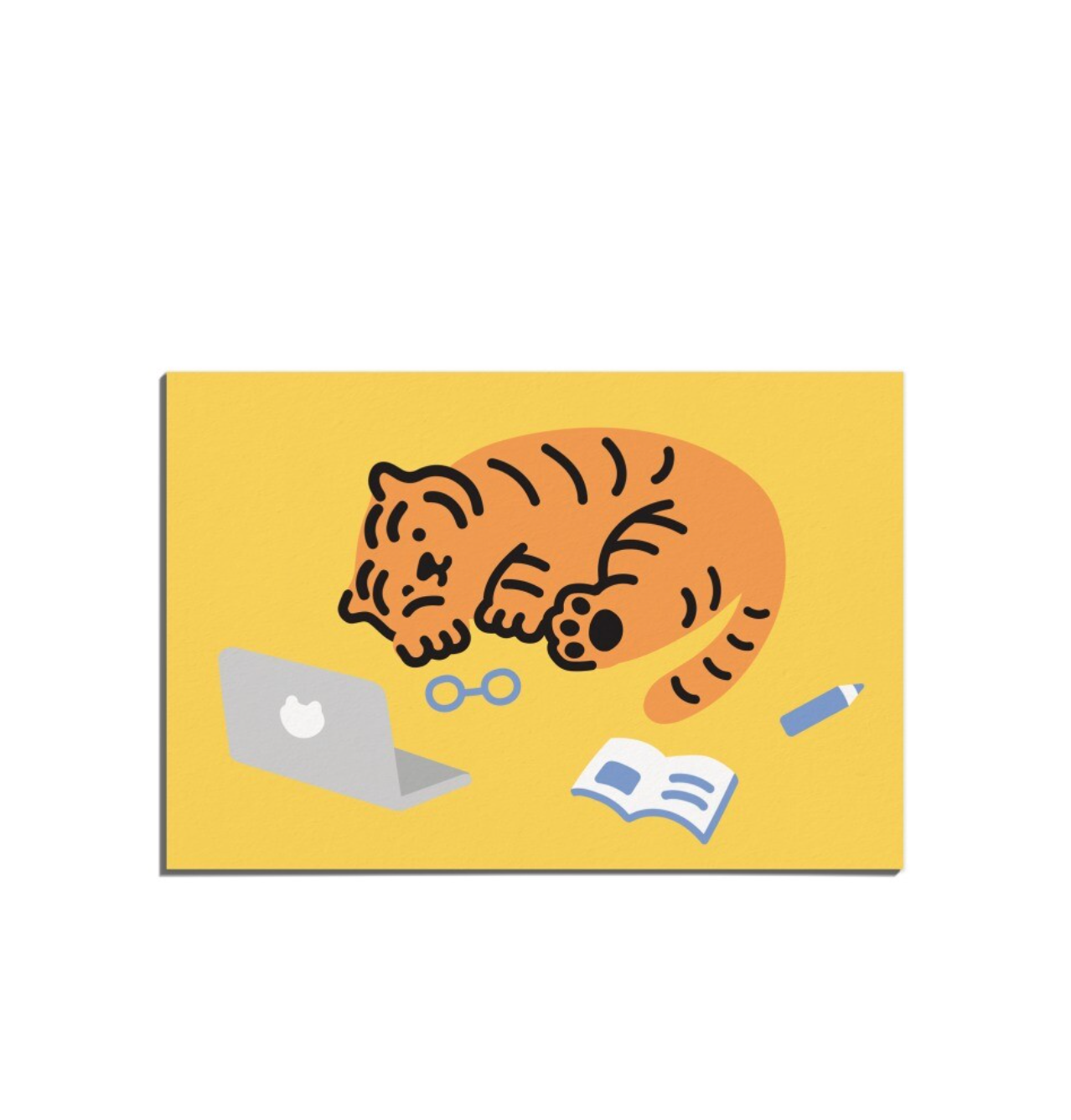 Muzik Tiger Sleepy Tiger Postcard 明信片