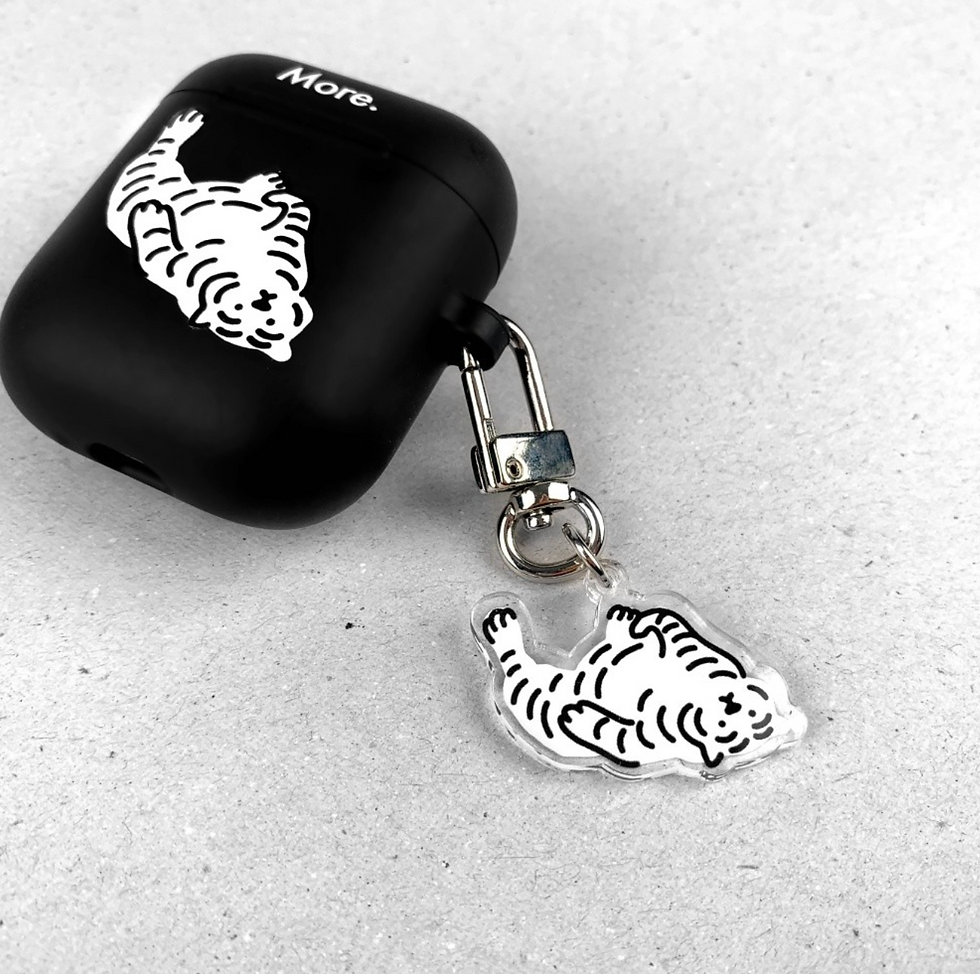 縮圖：Muzik Tiger More Tiger Keyring 鑰匙扣