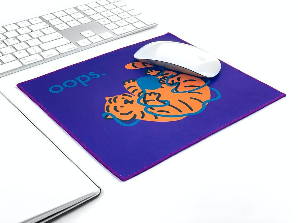 縮圖：Muzik Tiger Oops Tiger Mouse Pad 滑鼠墊