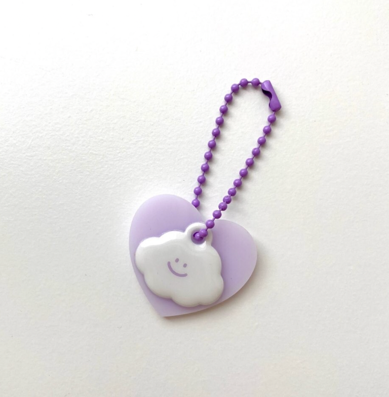 縮圖：Skyfolio Purple Cloud Keyring 鑰匙扣