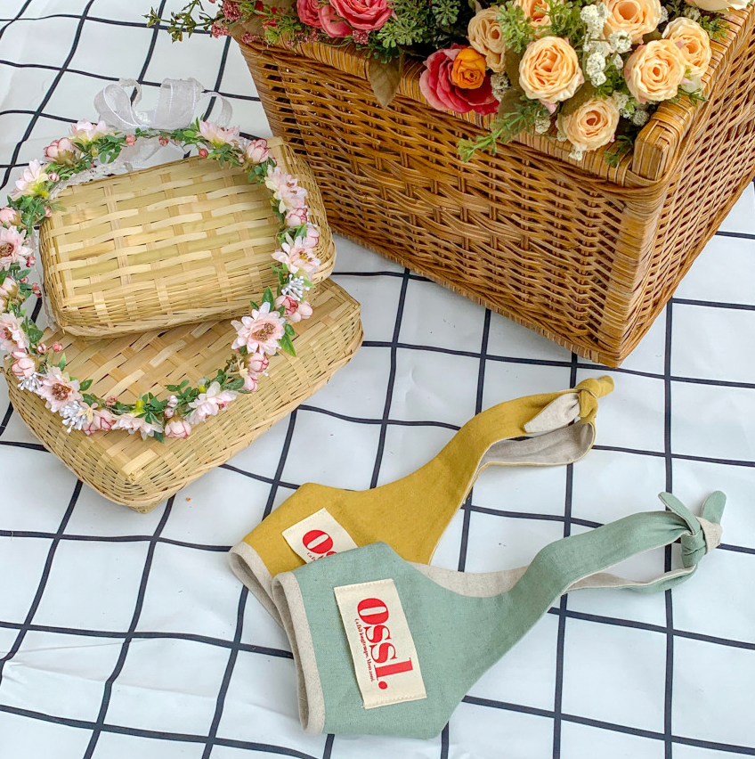 縮圖：Ossl Handmade Linen Drink Bag 手工麻布飲料袋