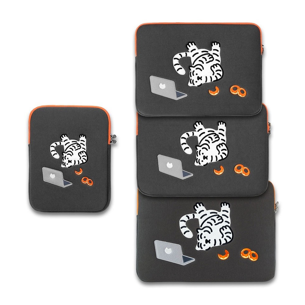 縮圖：Muzik Tiger Doughnut Tiger Laptop/Tablet Pouch 平板電腦保護套