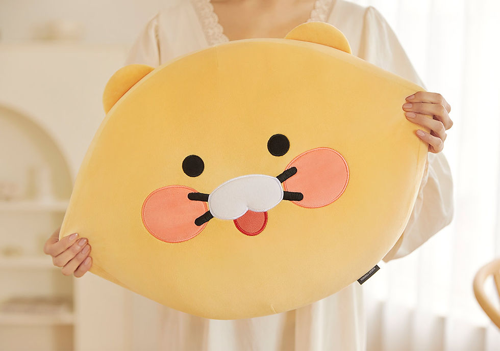 縮圖：Kakao Friends 春植 Face Type Soft Plush 蓬鬆面墊攬枕