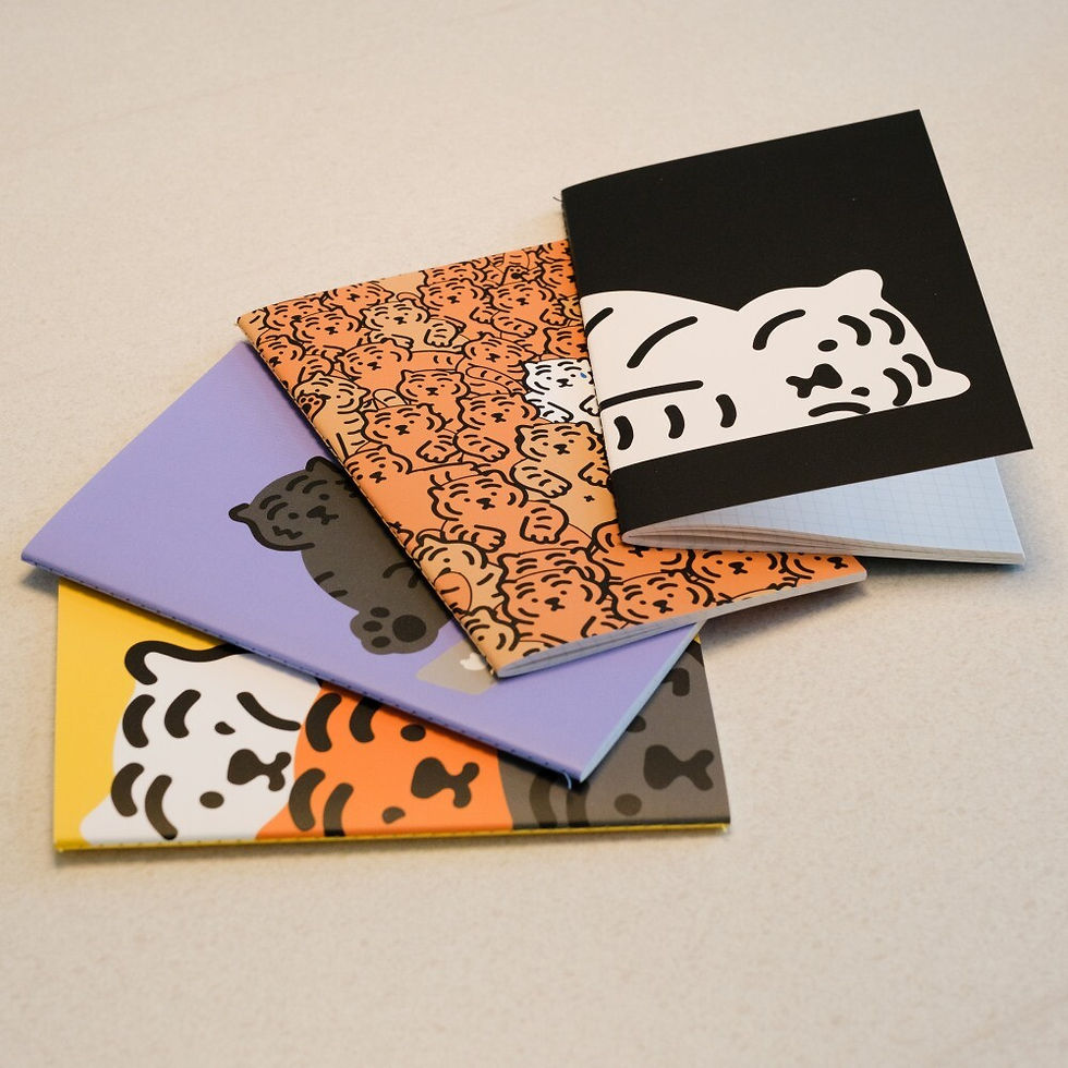 縮圖：Muzik Tiger Lying Tiger Sewing Notebook 記事本