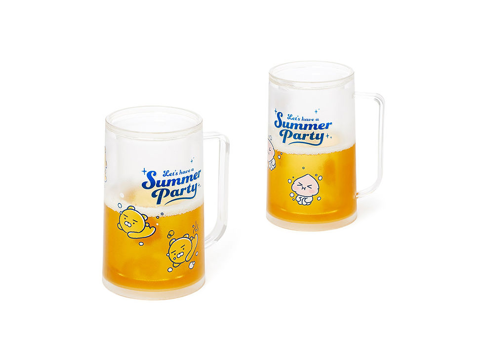 縮圖：Kakao Friends Ryan Ice Mug 啤酒杯 355ml