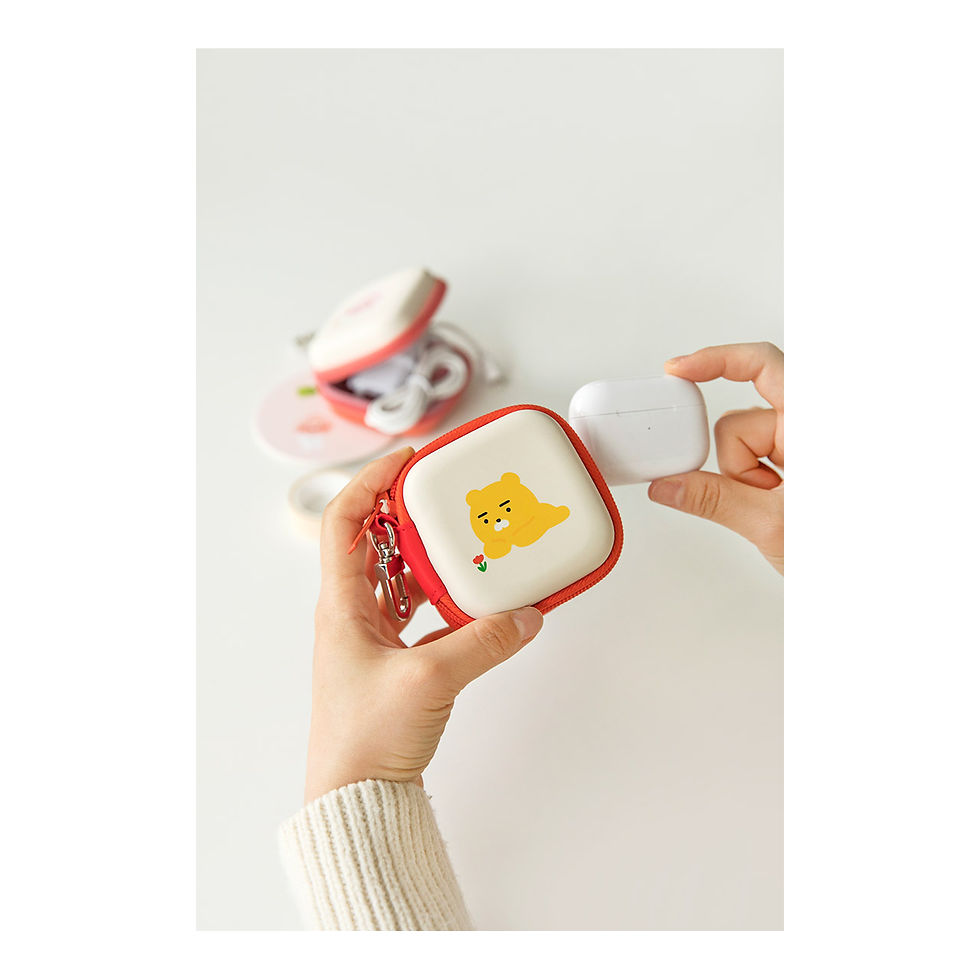 縮圖：Kakao Friends Ryan April Shower Hard Pouch Mini 收納小袋