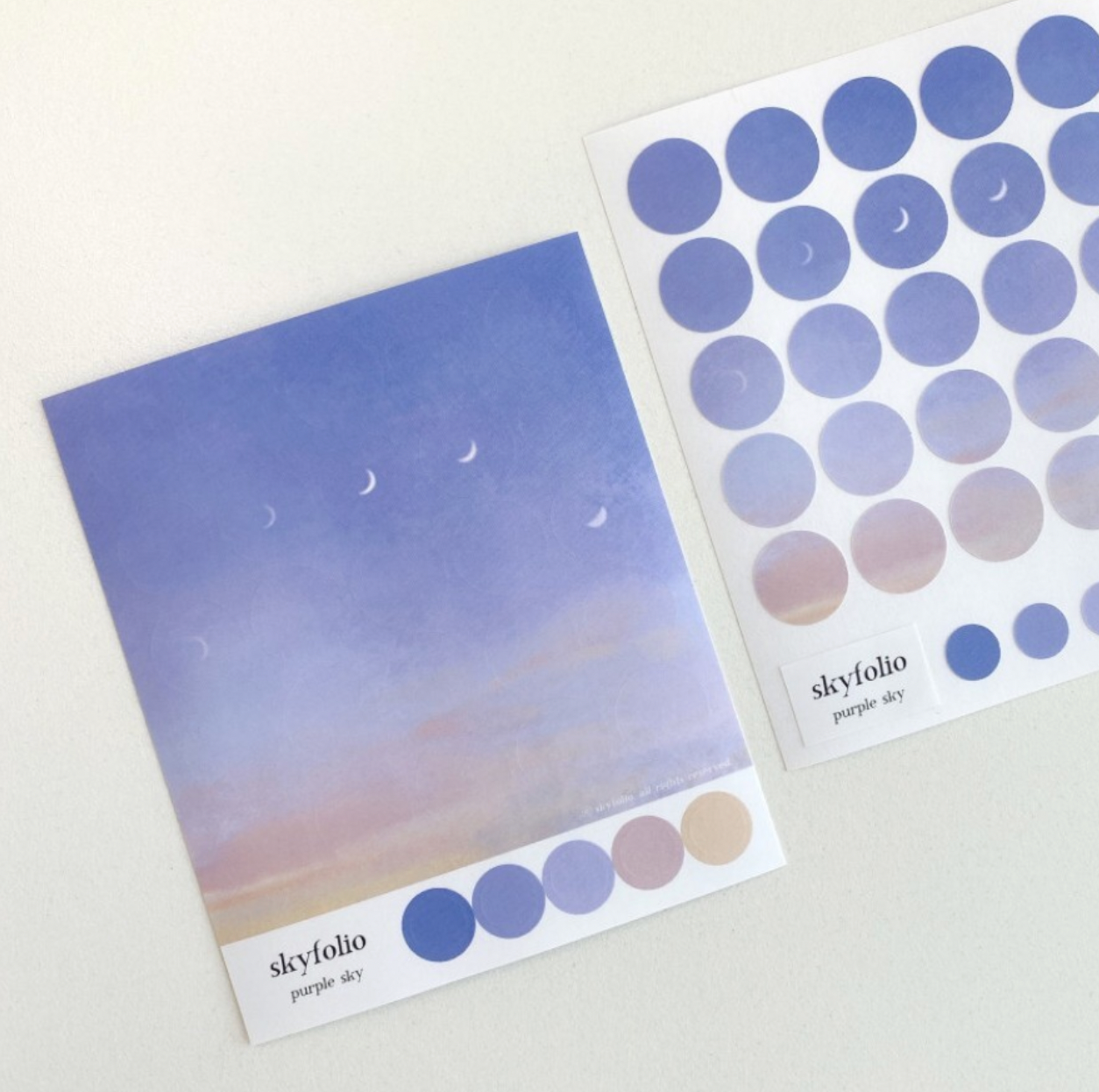 Skyfolio Sky Sticker 17cm - Purple Sky 貼紙