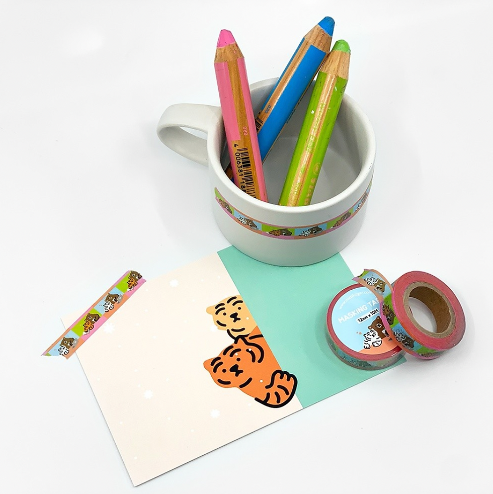 縮圖：Muzik Tiger Masking Tape Ver.2 紙膠紙
