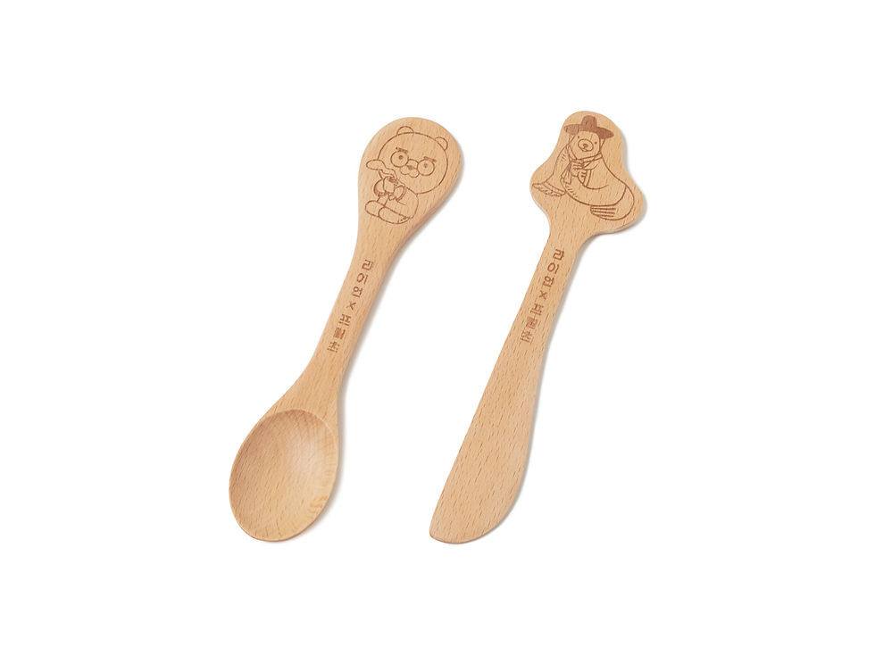 縮圖：Kakao Friends Ryan x Fruits Edition Spoon＆Knife 匙羹&刀子