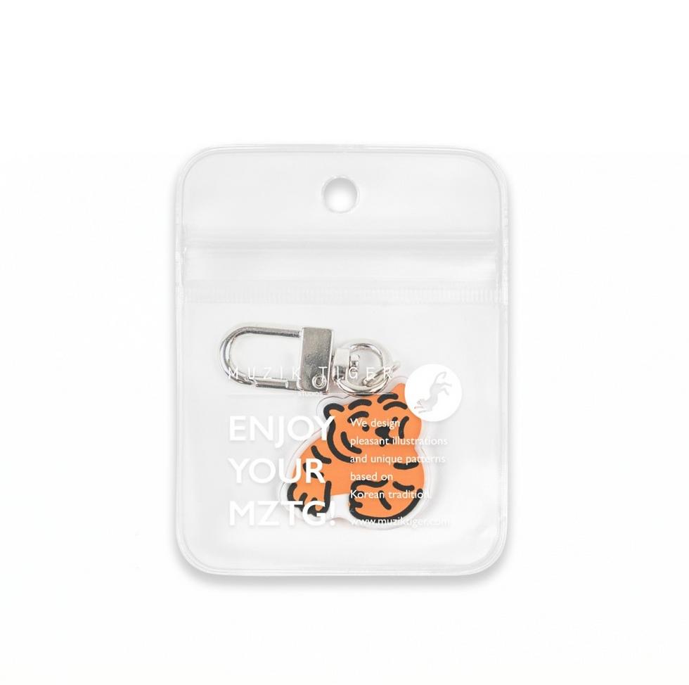 縮圖：Muzik Tiger Jjaboo Tiger Keyring 鑰匙扣
