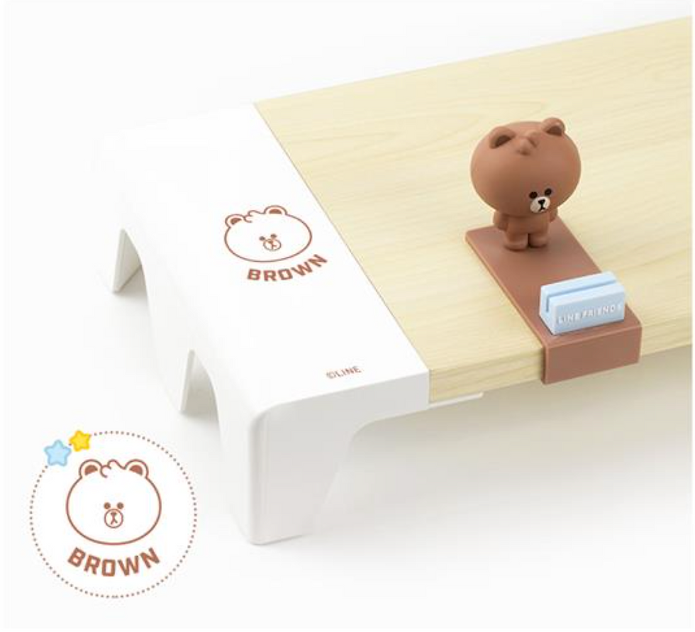 縮圖：Line Friends x Royche Brown & Friends Monitor Stand 多用途顯示器支架
