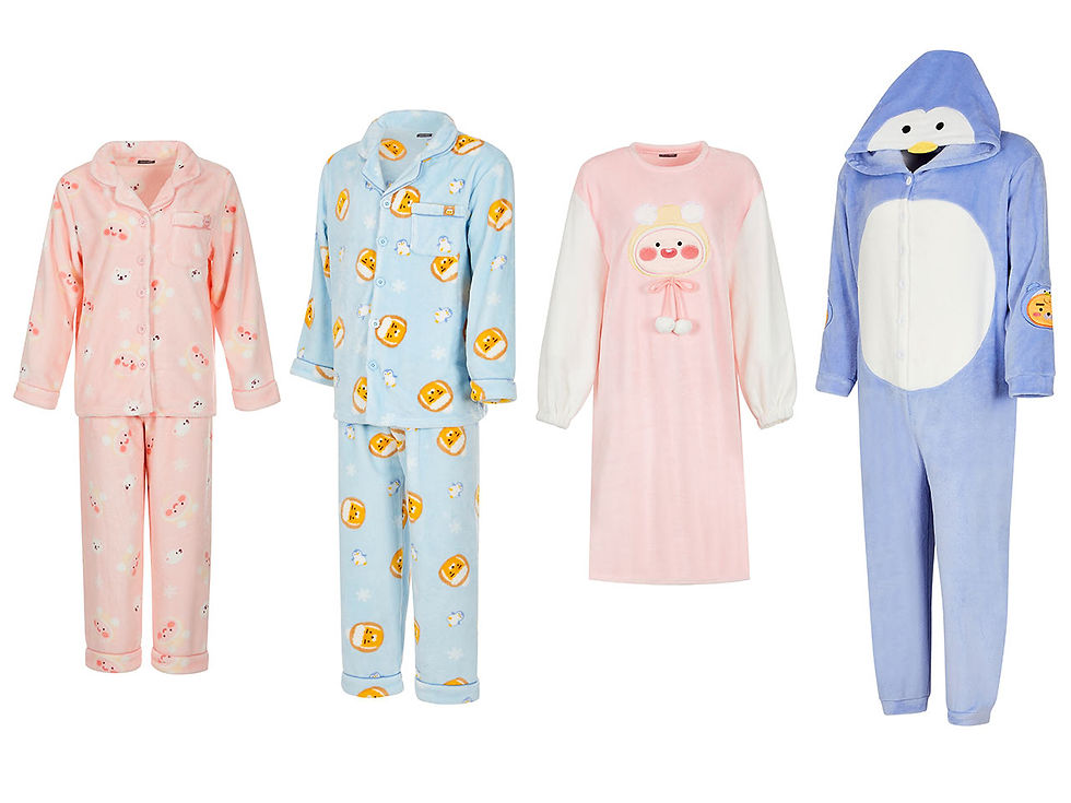 縮圖：Kakao Friends Ryan Snow Village Pajama 男裝睡衣