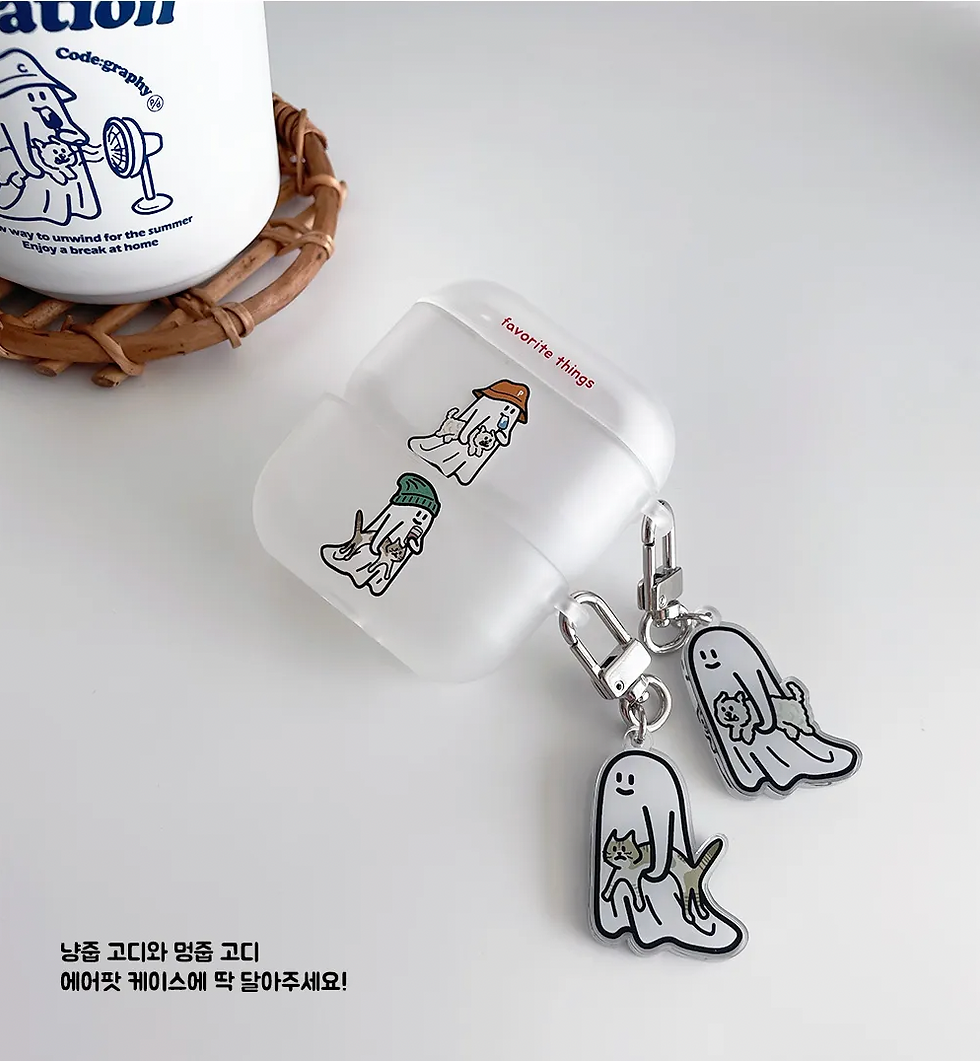 縮圖：【現貨】Percentage/Design p/d 幽靈大軍 Ghost Dog Gordy Keyring 鎖匙扣