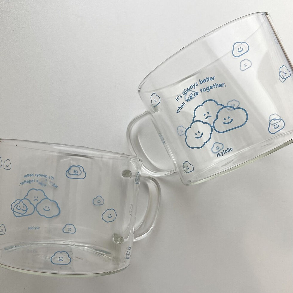 縮圖：Skyfolio Cloud Cereal Mug - Blue 550ml 雲雲麥片碗早餐杯