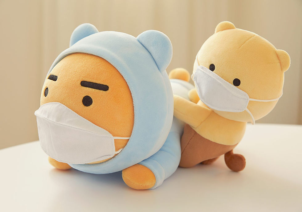 縮圖：Kakao Friends Ryan x 春植 抗疫口罩公仔