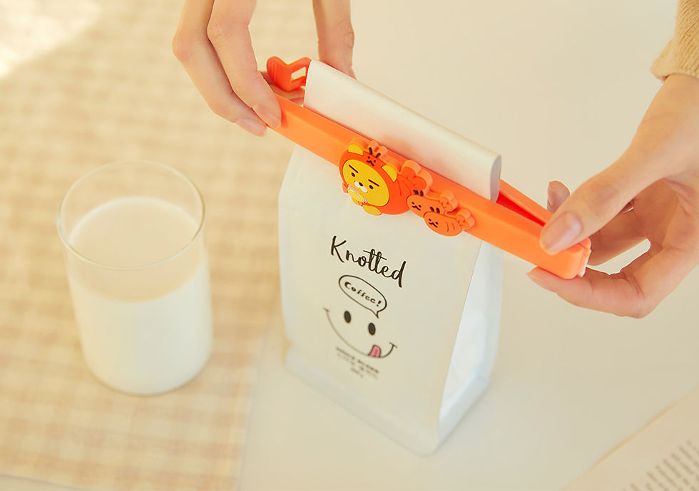 縮圖：Kakao Friends x Nongshim Bag Sealing Clips 密封鉗套裝