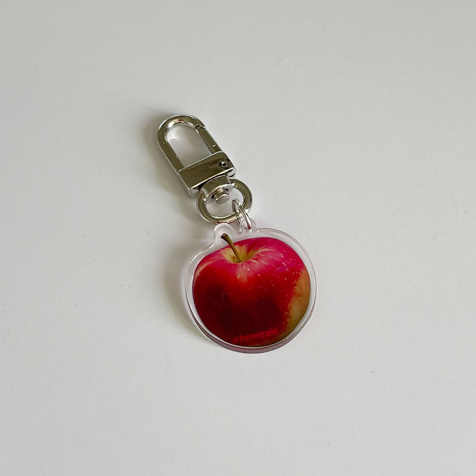 縮圖：Byemypie x Apple Keyring 鑰匙扣