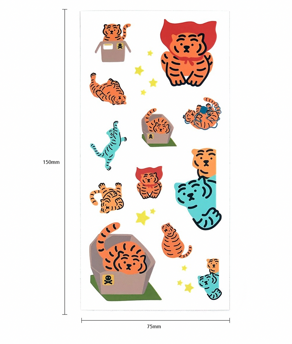 縮圖：Muzik Tiger Hero Tiger Mix Stickers 貼紙