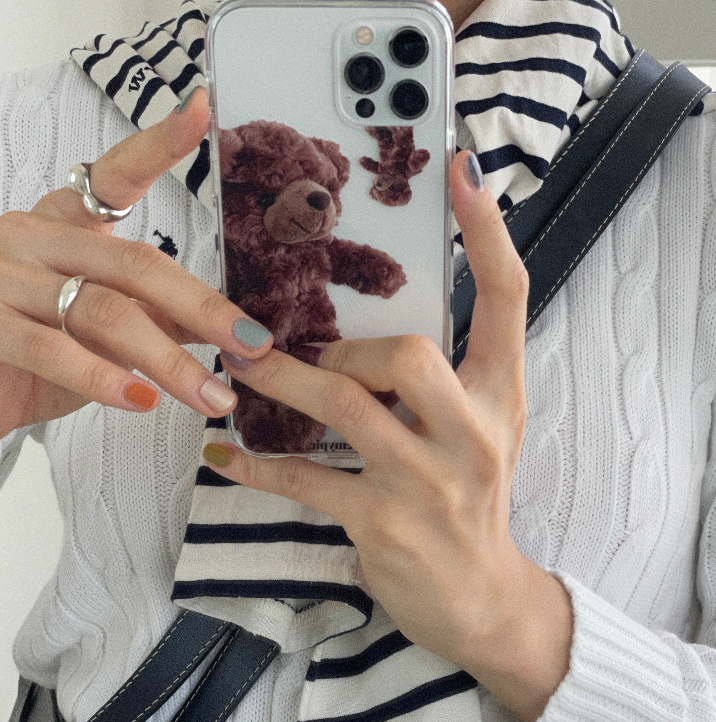 縮圖：Byemypie x Turn Bear Hard Jelly Case 手機保護殼