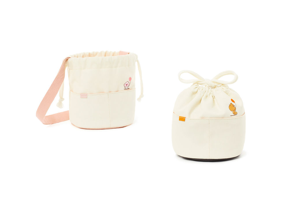 縮圖：Kakao Friends Apeach Mini Canvas Bucket Bag 迷你帆布水桶包
