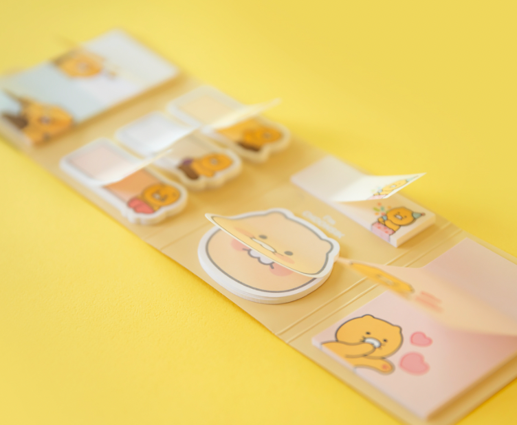 縮圖：Kakao Friends 春植 Sticky Memo Pad 便箋套裝
