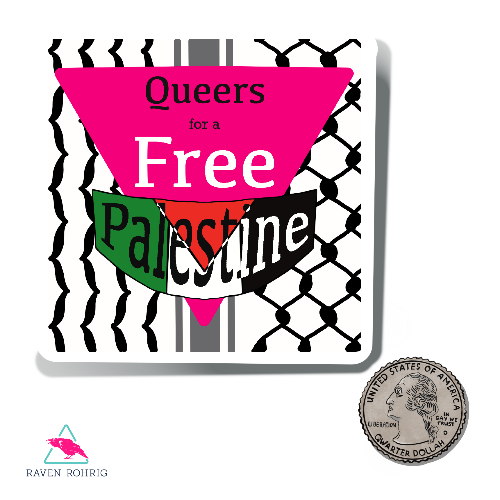 Free Palestine - Sticker