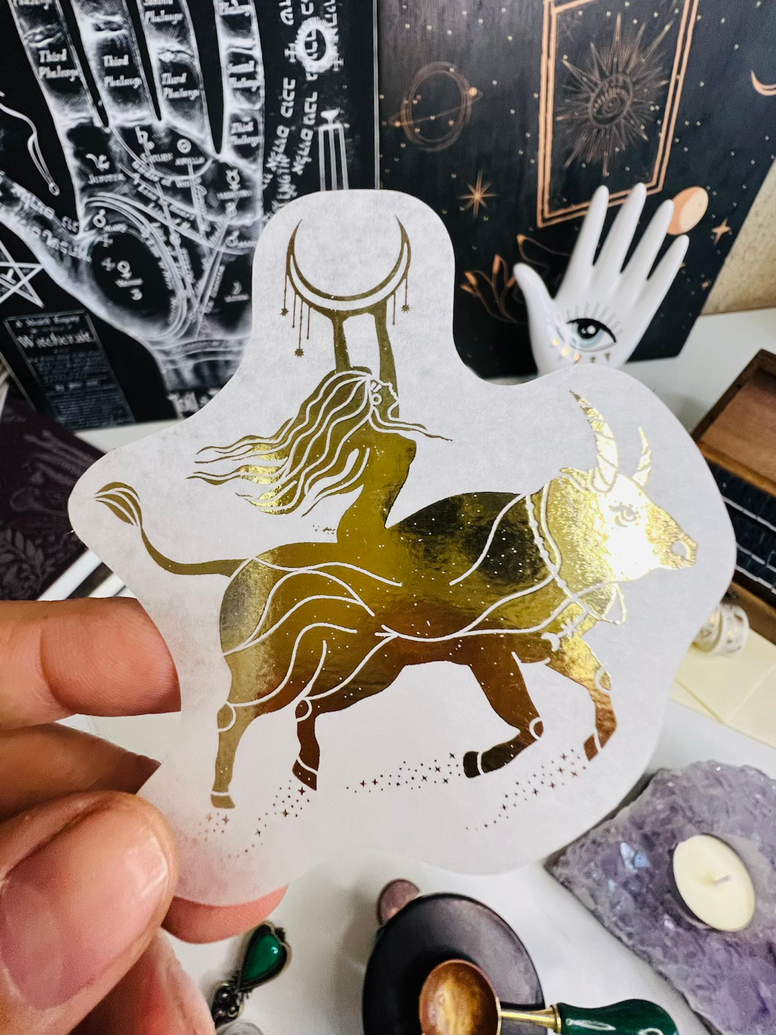 Adesivos Metalizados Zodiaco Touro