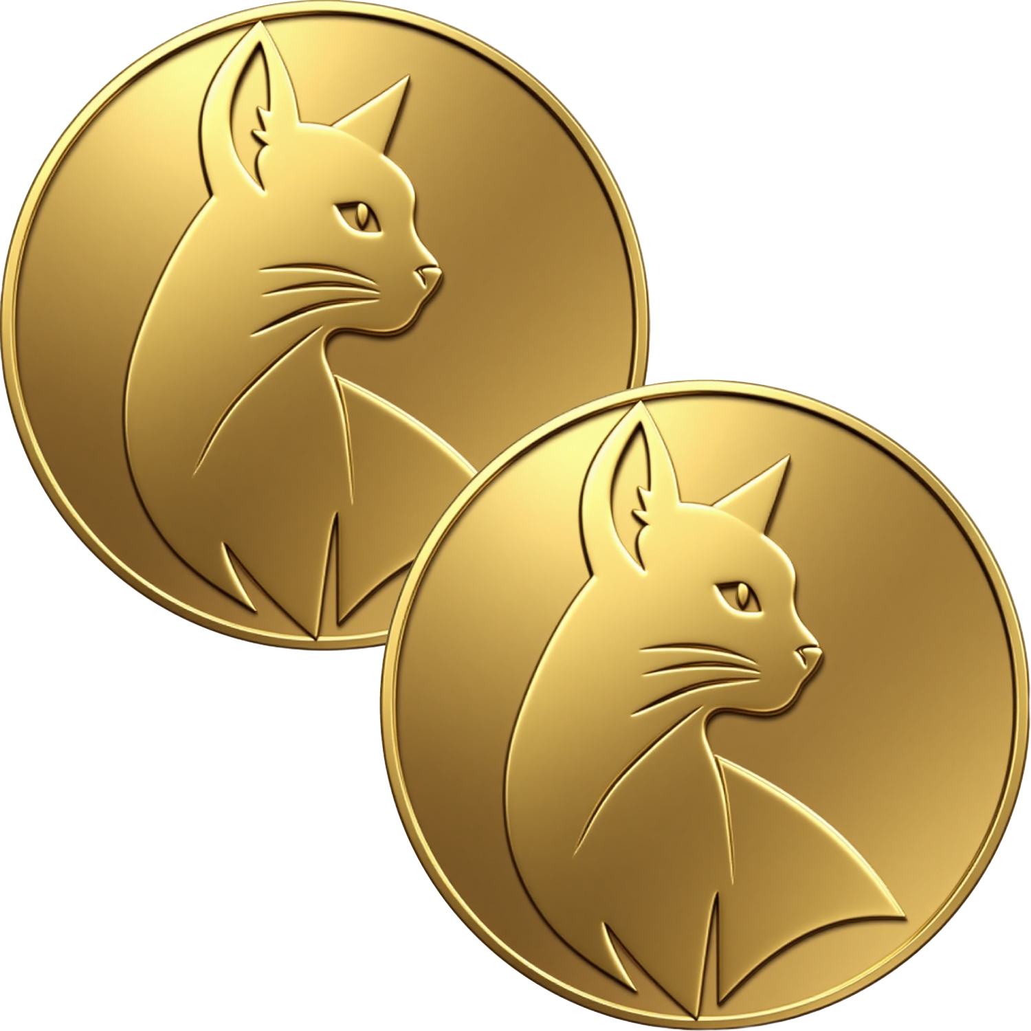 5500 gold cat tokens