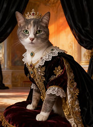 ai cat pet portrait painting