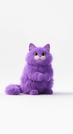 vertical cat AI generation