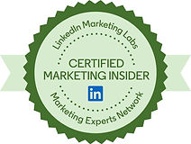 LinkedIn Certification Badge for Certified Marketing Insider