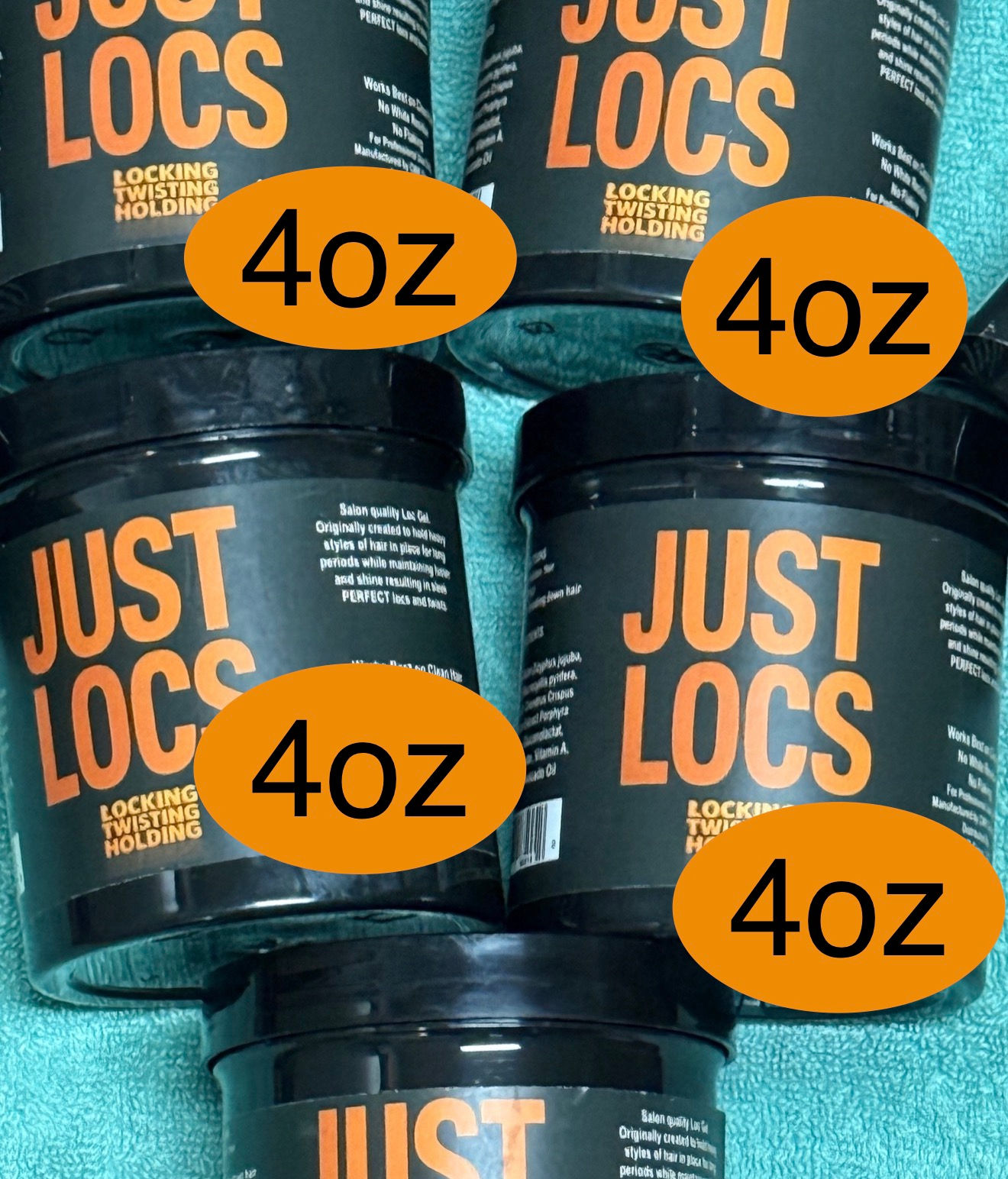 4 oz Loc,Twist, Gel Lemongrass
