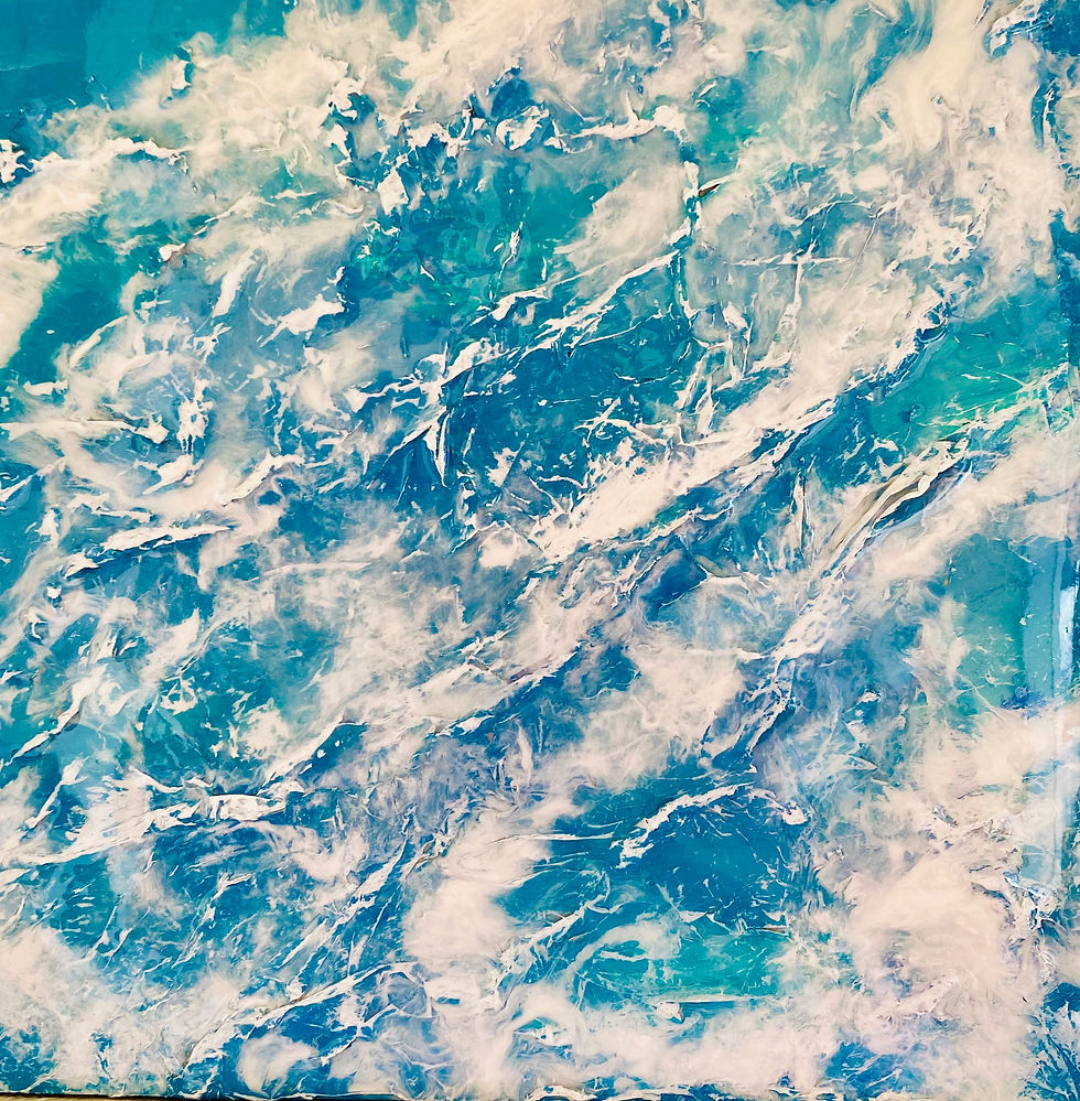 WAI #3 - Acrylic, Resin on Wood