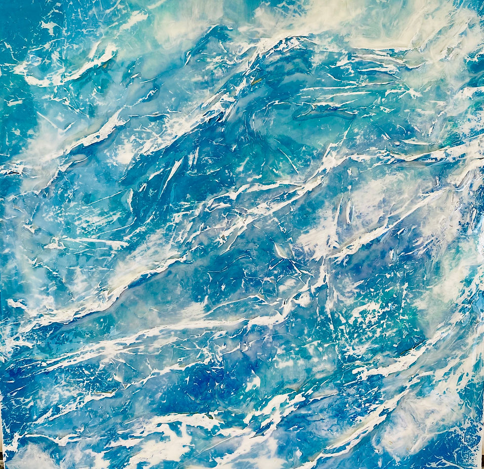 WAI #2 - Acrylic, Resin on Wood