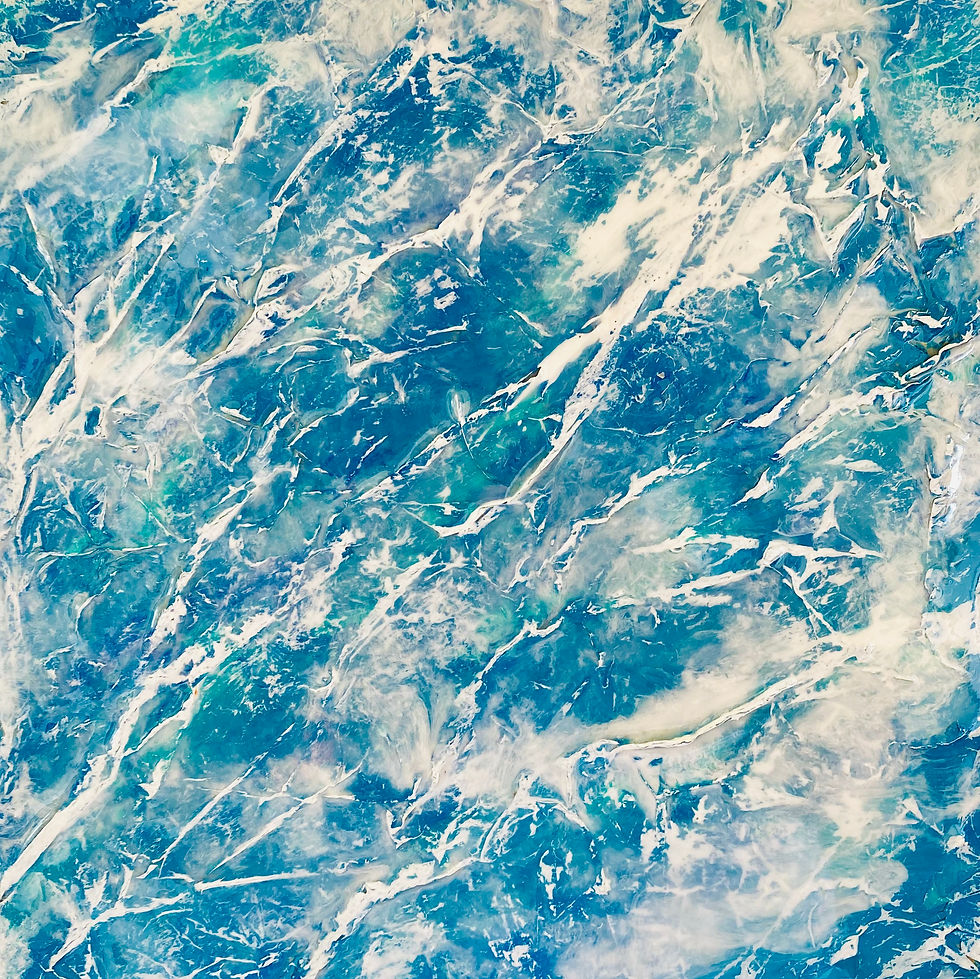 WAI #1- Acrylic, Resin on Wood