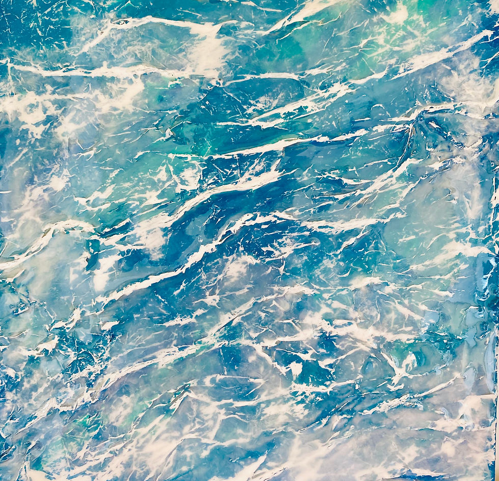 WAI #3 - Acrylic, Resin on Wood