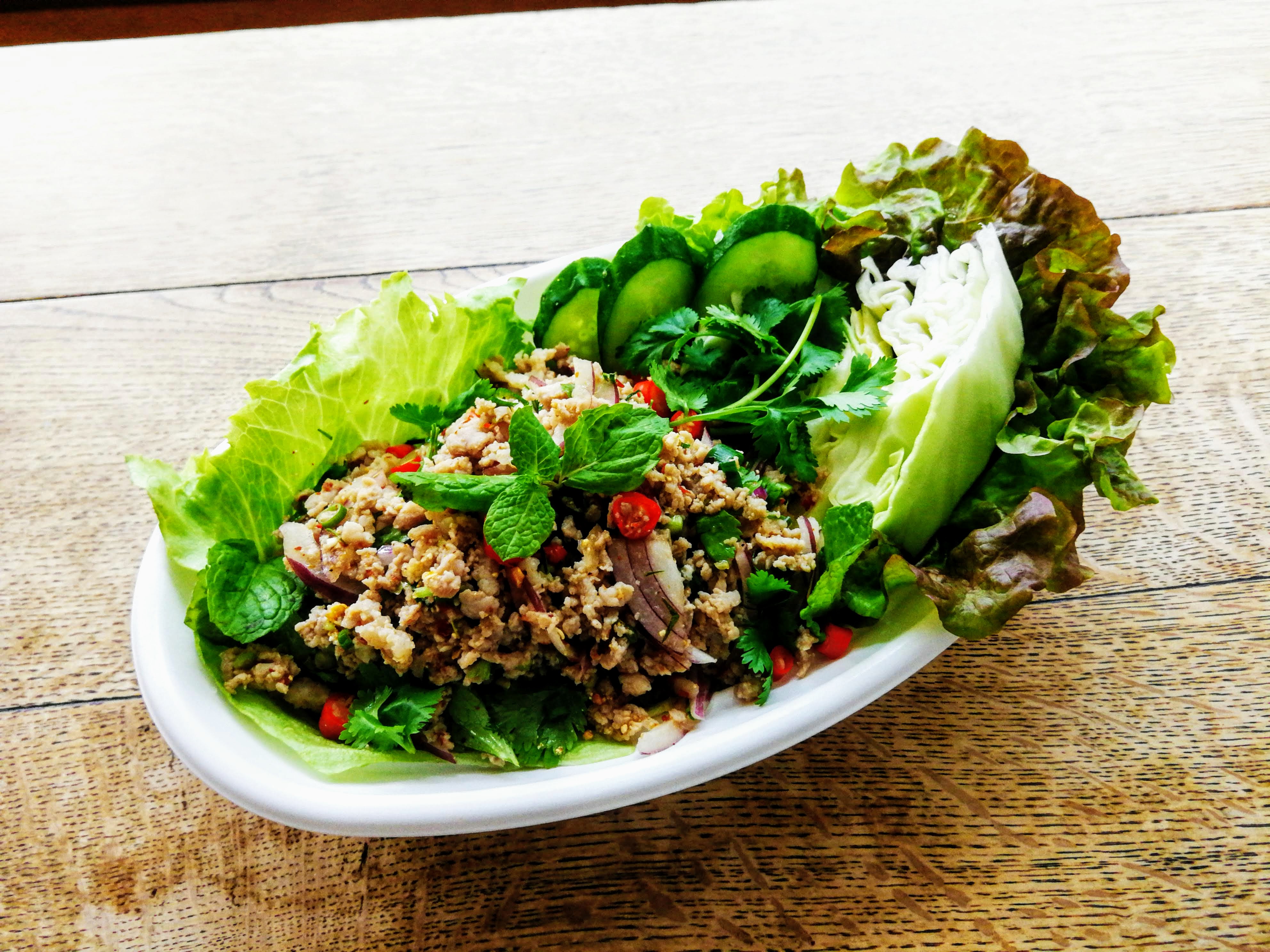 Arranged Food and Objects