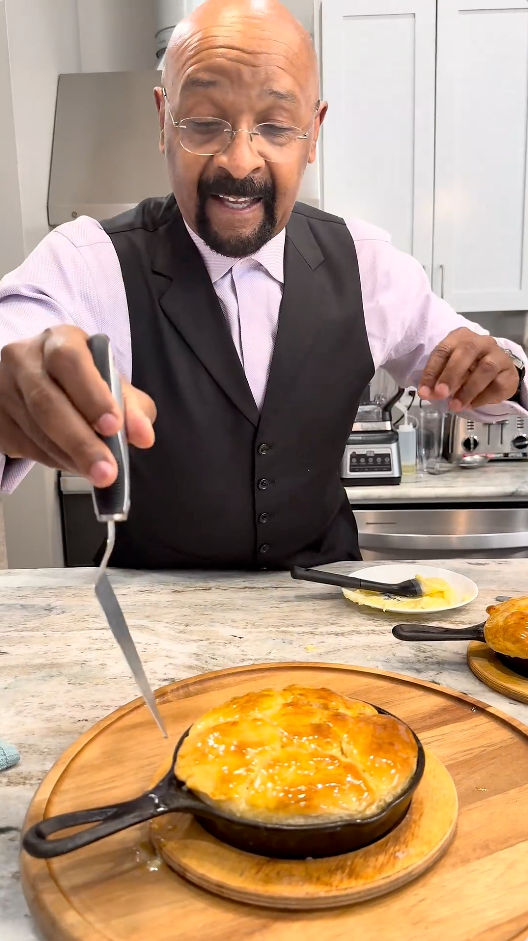 Rushion’s Kitchen Fluffy Brioche Skillet Rolls with Salted Maple Butter