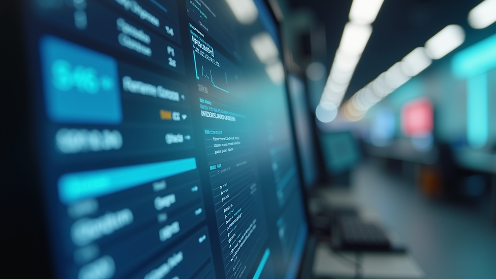 Close-up view of a computer screen showing a license tracking dashboard