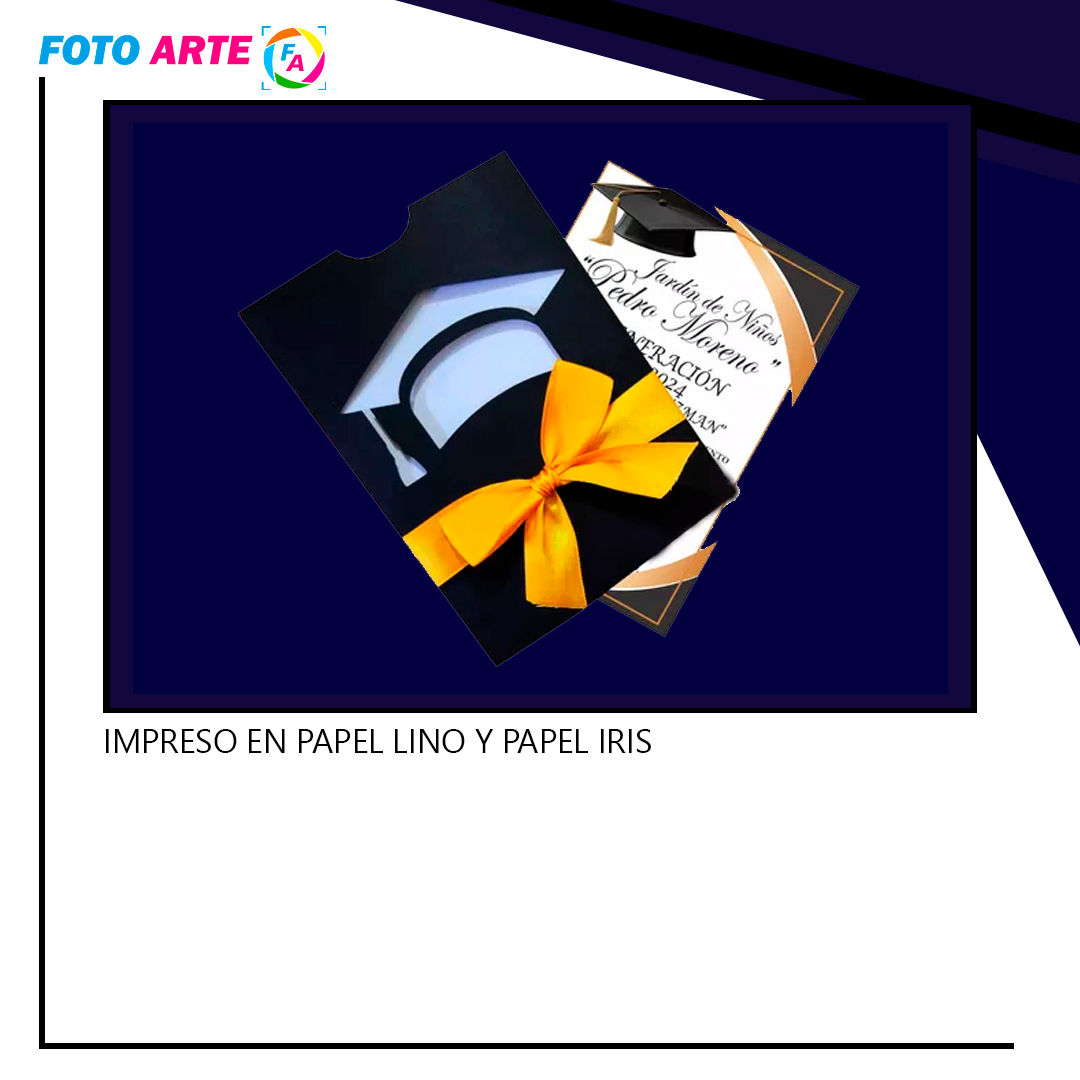 Invitación de graduación elegante