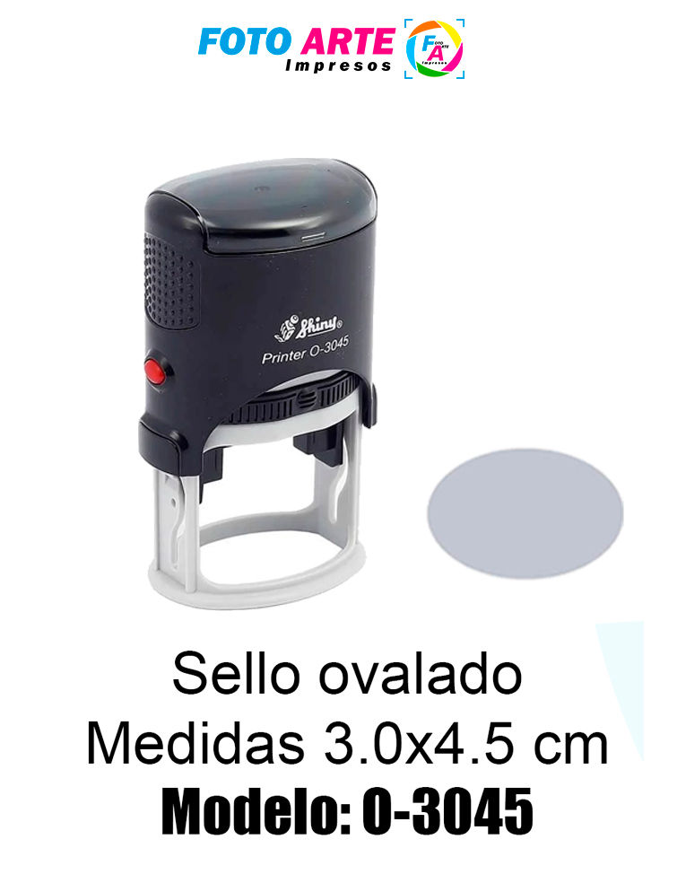 Sello Automatico Ovalado O-3045