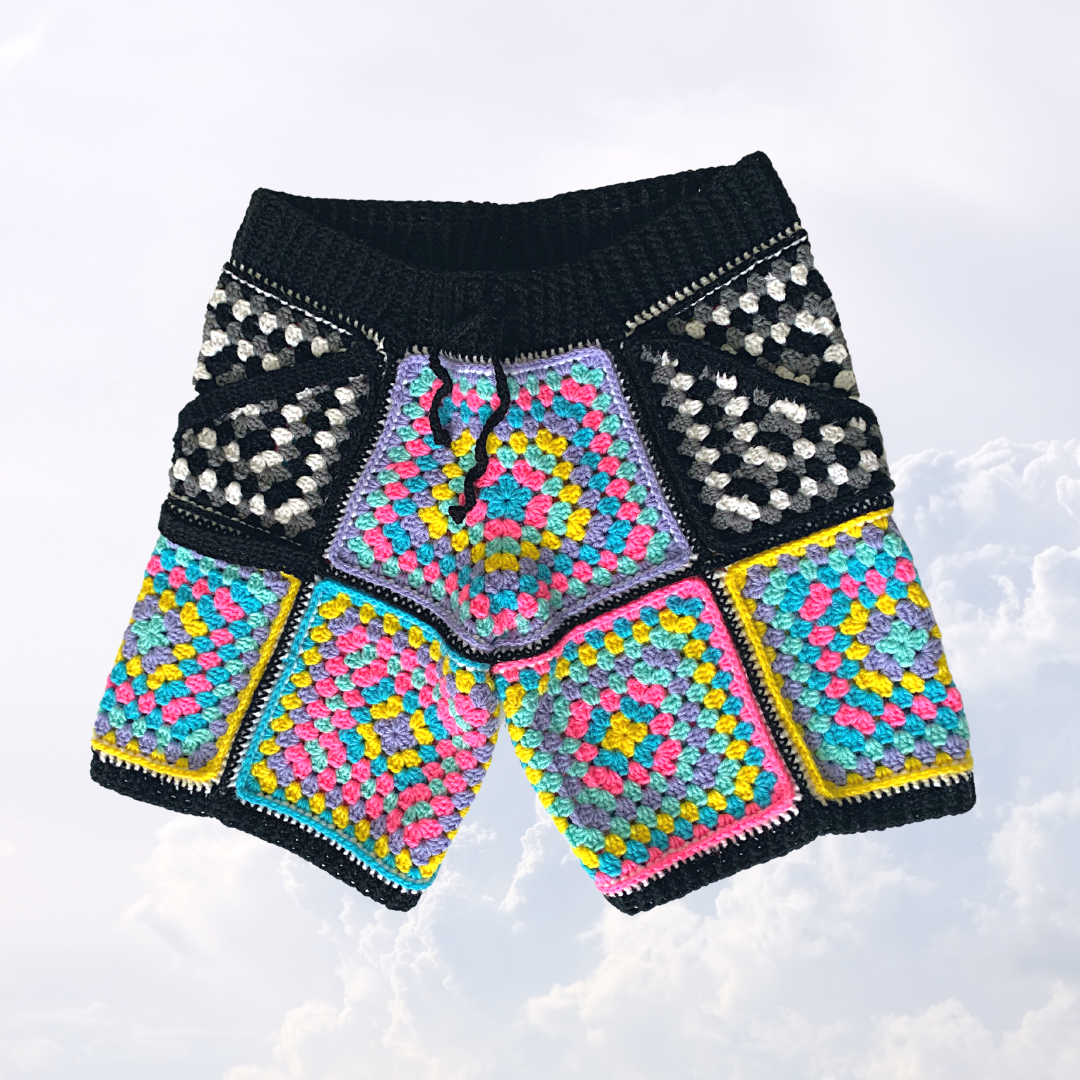 Granny Square Basketball Shorts (36"/39")