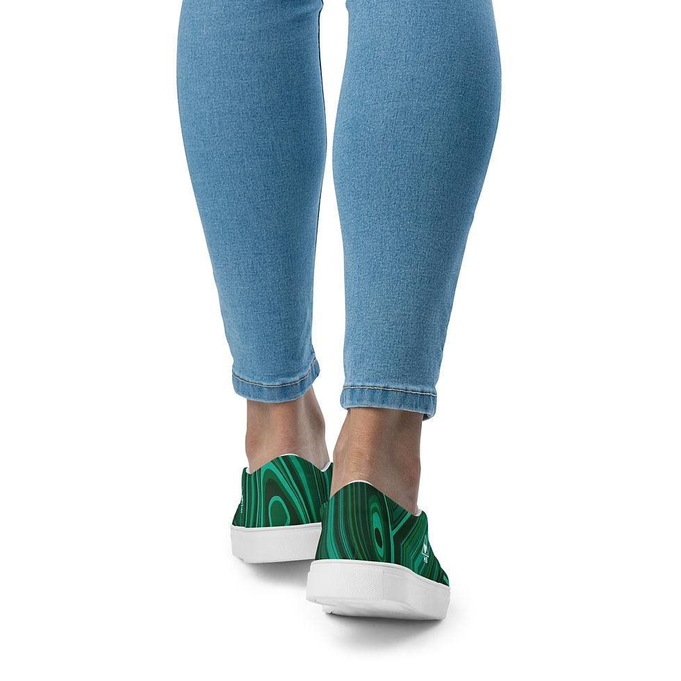 Thumbnail: Women’s Malachite Slip-Ons