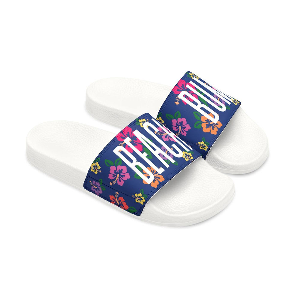 Thumbnail: Beach Bum Removable-Strap Sandals in Dark Blue