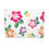 Thumbnail: Hibiscus Accessory Pouch in White