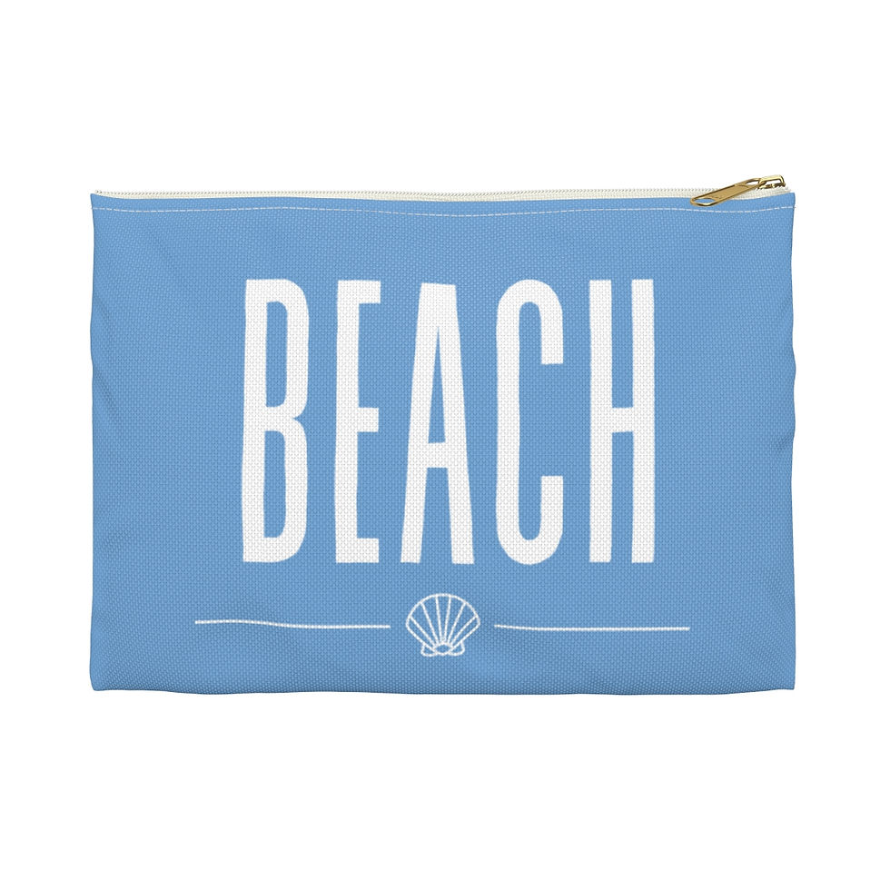 Thumbnail: Beach Accessory Pouch in Light Blue