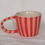 Thumbnail: red/ pink stripe mug