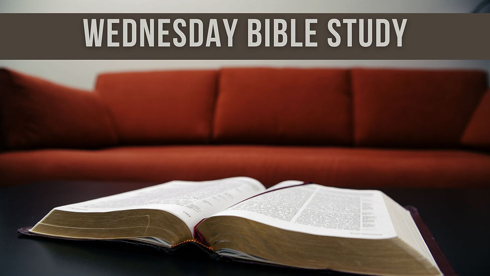Wednesday Bible Study