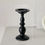 Thumbnail: Black Iron Candle Holder – Roman Pillar Candlestick for Table & Home Decor